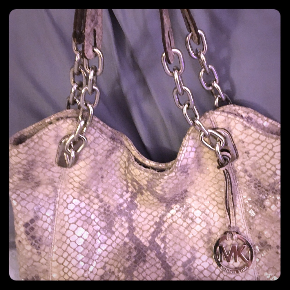 Michael Kors Vintage python leather purse
